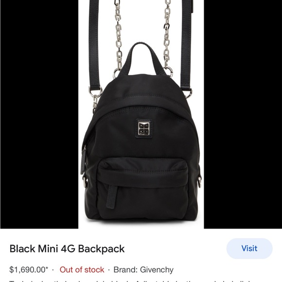 COPY - Givenchy mink backpack - Picture 2 of 5